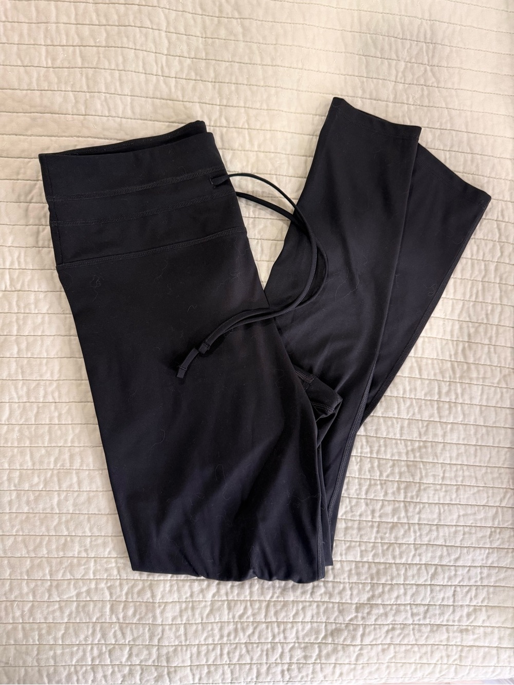 Girlfriend Collective Black Drawstring Legging